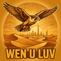 Wen U Luv Dubai Falcon Tee