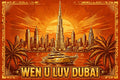 Wen U Luv Dubai Luxury Tee