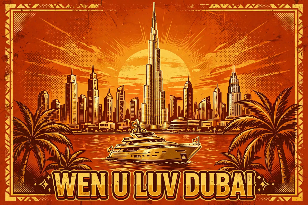 Wen U Luv Dubai Luxury Tee