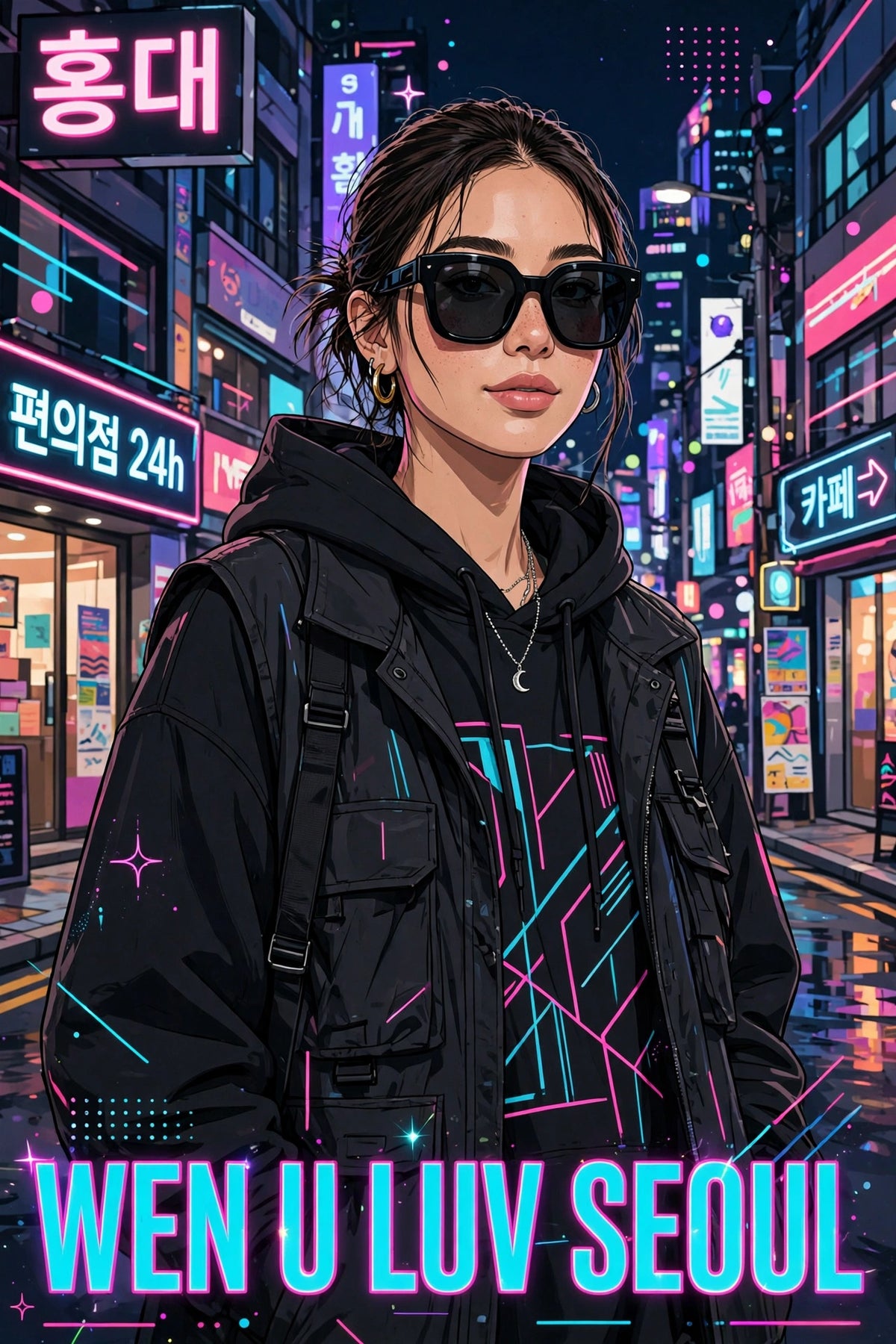 Wen U Luv Seoul Nights Tee