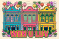 Wen U Luv Singapore Shophouses Tee