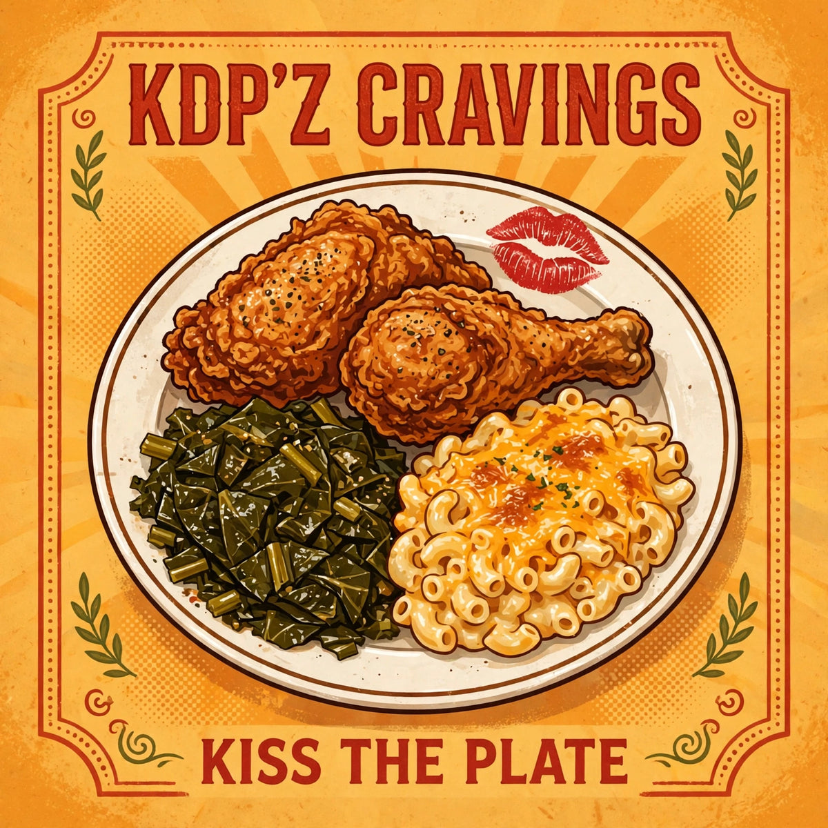 KDP'z Cravings Kiss The Plate Tee