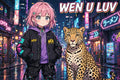 Anime Leopard Girl Tee