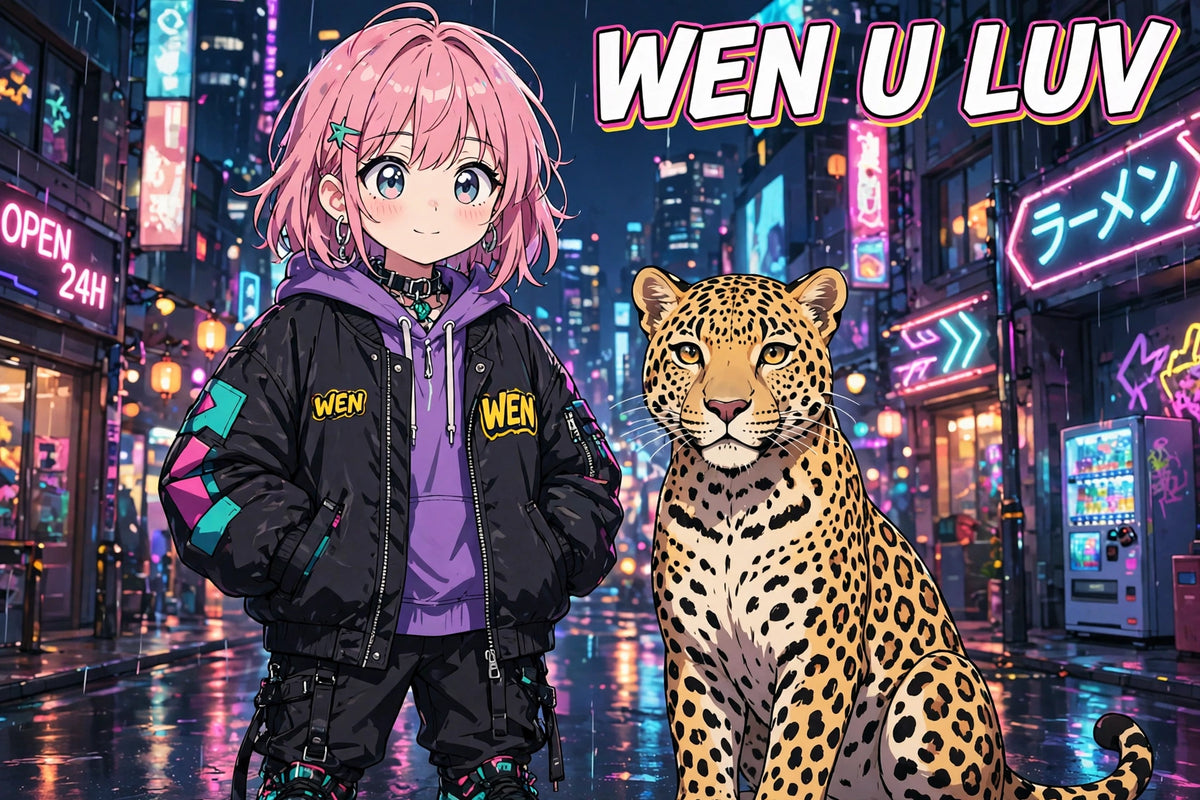 Anime Leopard Girl Tee