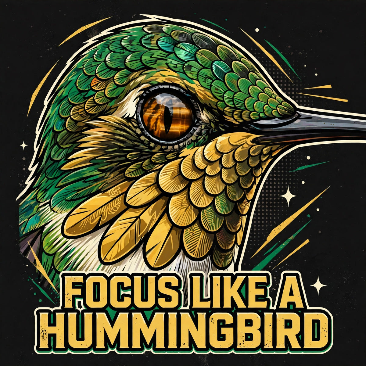 Focus Like a Hummingbird Tee