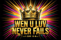 Wen U Luv Never Fails Tee