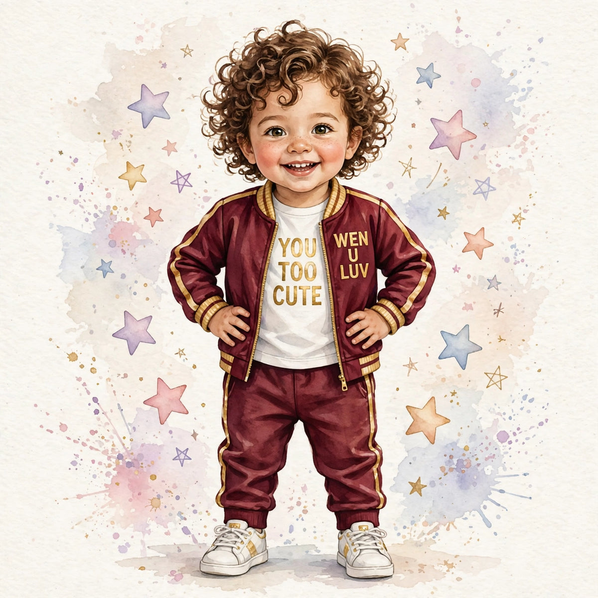 Toddler tracksuit 2-3T - YOU TOO CUTE