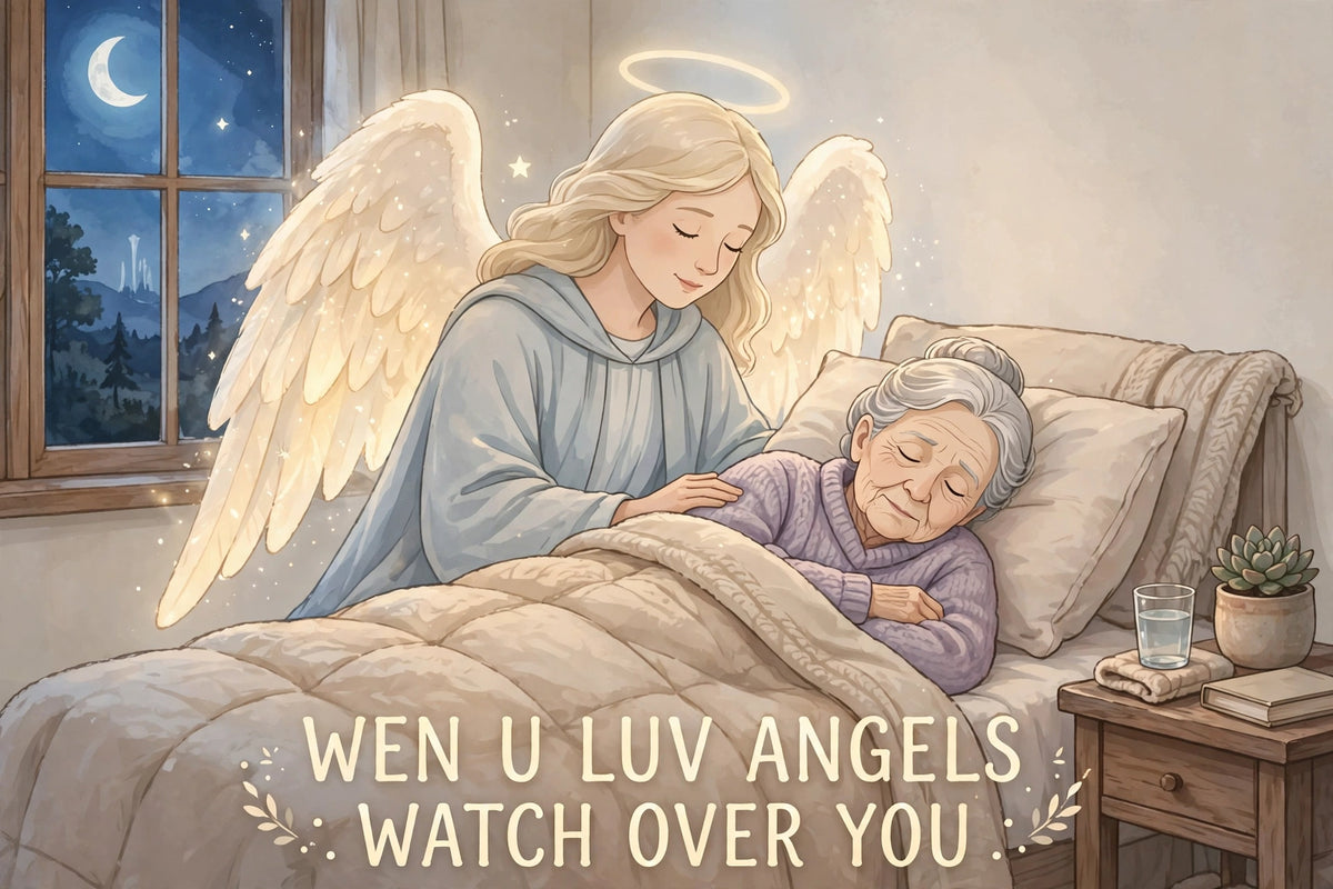 Wen U Luv Angels Watch Over You Tee