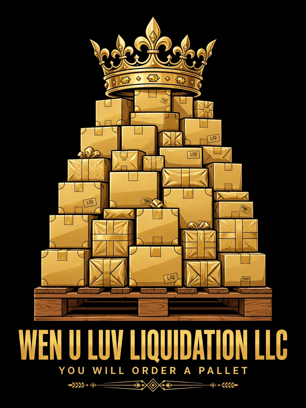 Wen U Luv Liquidation Llc — You Will Order A Pallet design