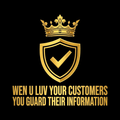 Wen U Luv Your Customers You Guard Their Information design