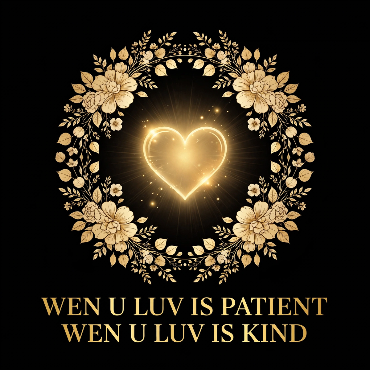 Wen U Luv Is Patient Wen U Luv Is Kind floral design