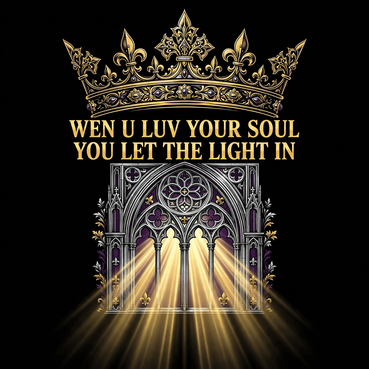 Wen U Luv Your Soul You Let The Light In Tee