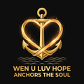 Wen U Luv Hope Anchors The Soul design