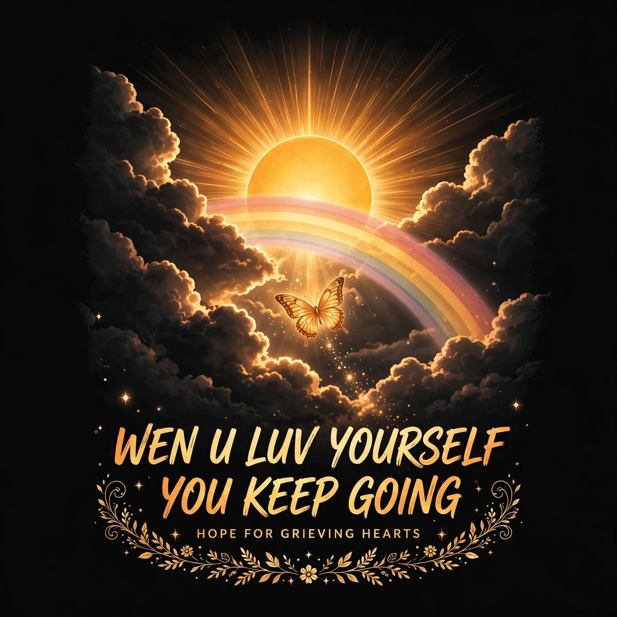 Wen U Luv You Keep Going Tee