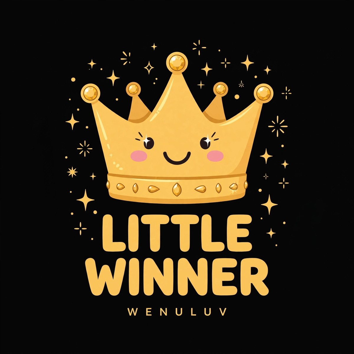 WENULUV Little Winner kids design