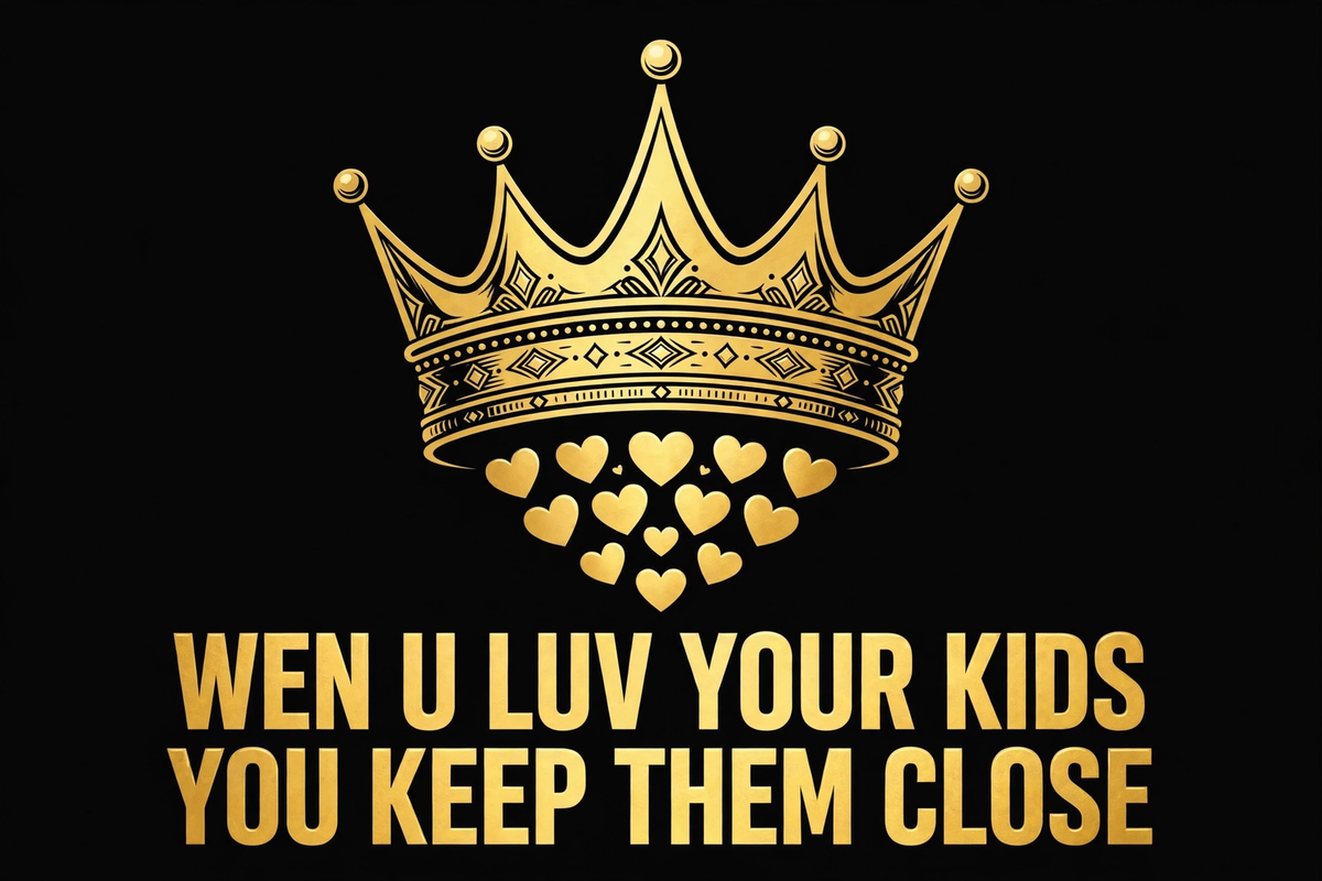 Wen U Luv Your Kids You Keep Them Close design