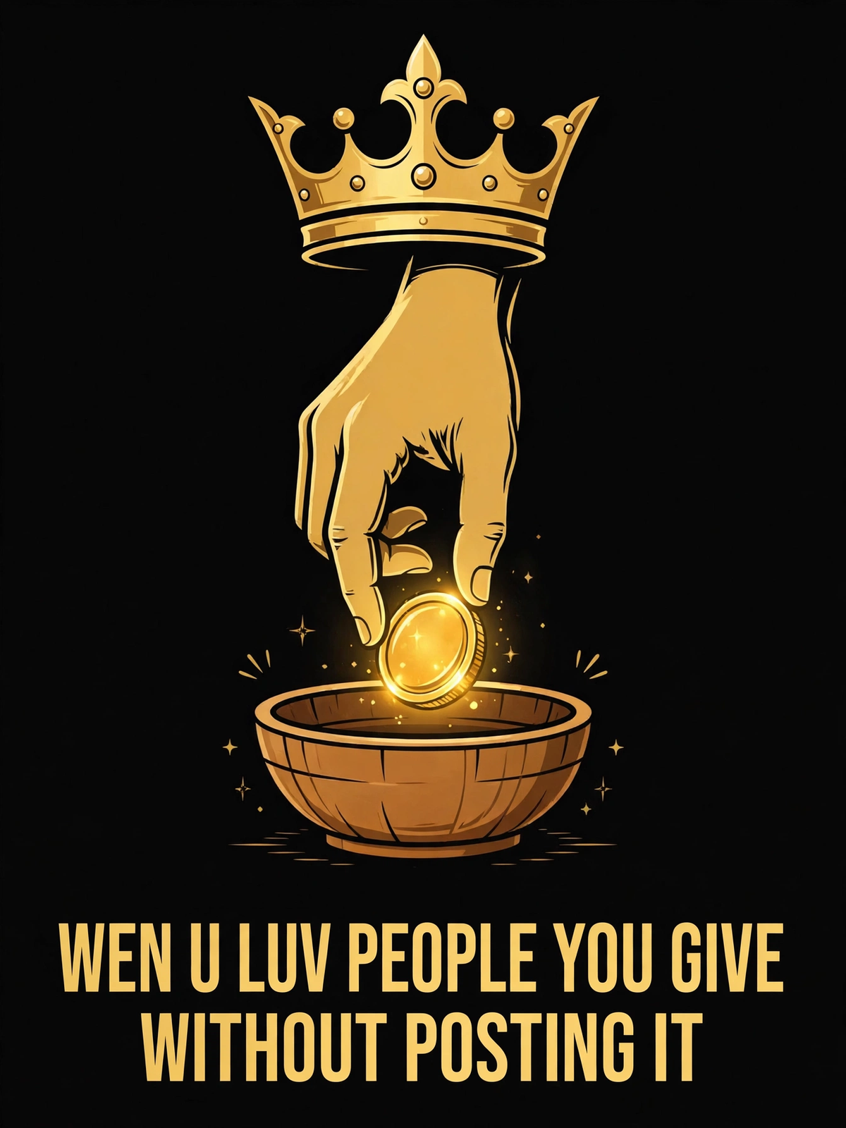 Wen U Luv People You Give Without Posting It design