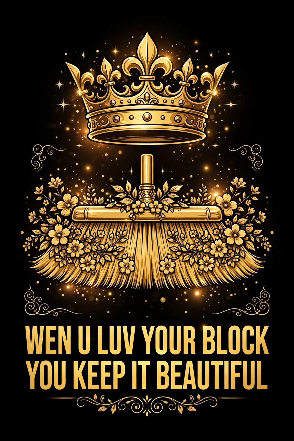 Wen U Luv Your Block You Keep It Beautiful design