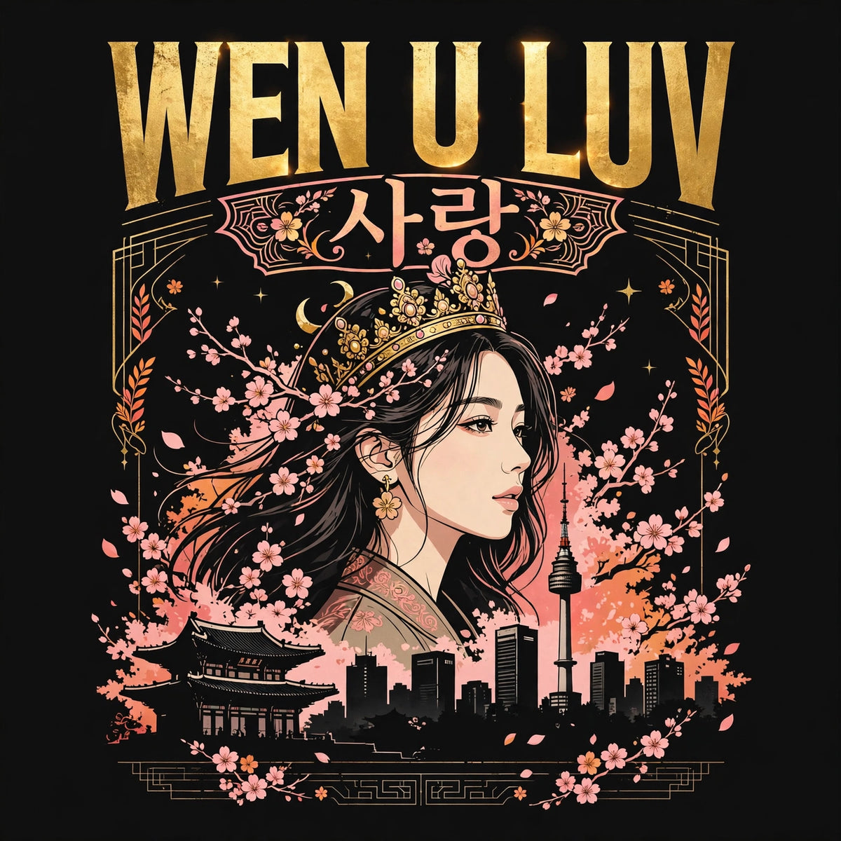 Wen U Luv Korean Love Tee