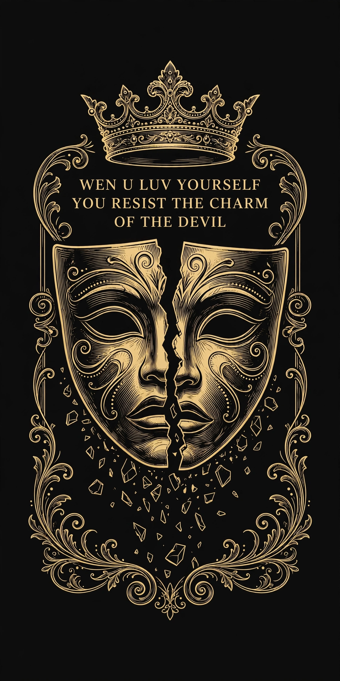 Wen U Luv Yourself You Resist The Charm Of The Devil Tee