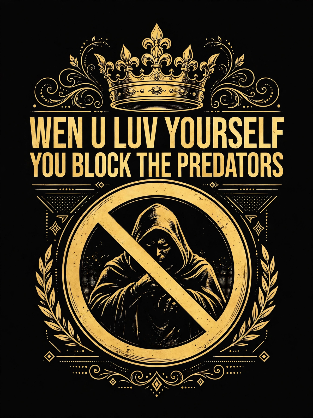 Wen U Luv Yourself You Block The Predators Tee