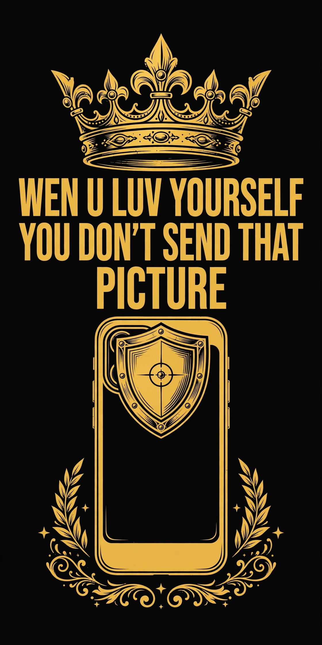 Wen U Luv Yourself You Don't Send That Picture Tee