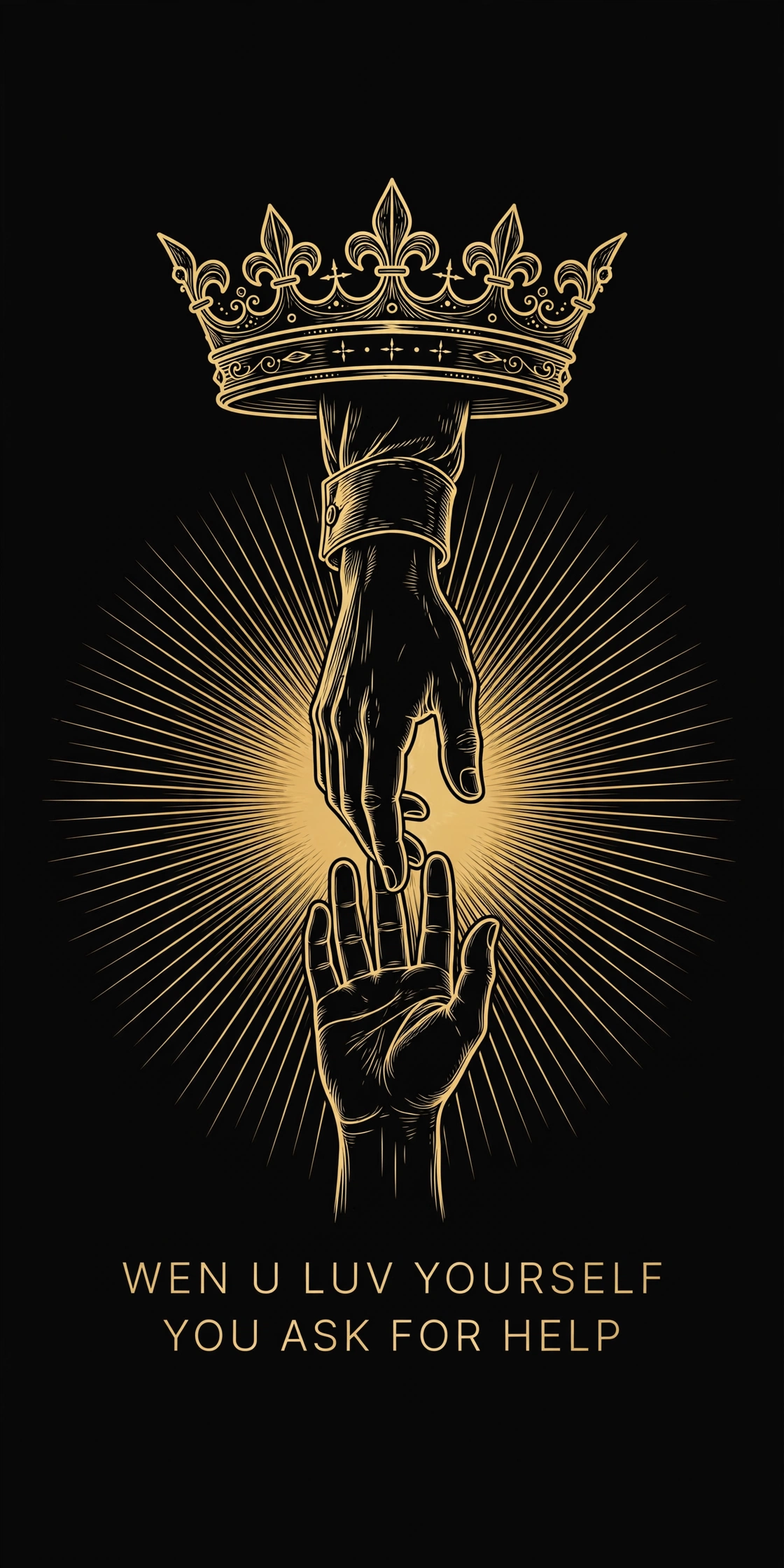 Camiseta «Cuando te quieres, pides ayuda»