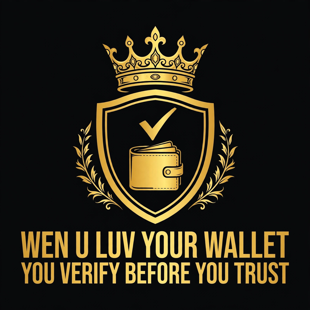 Wen U Luv Your Wallet You Verify Before You Trust design