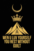 Wen U Luv Yourself You Rest Without Guilt design