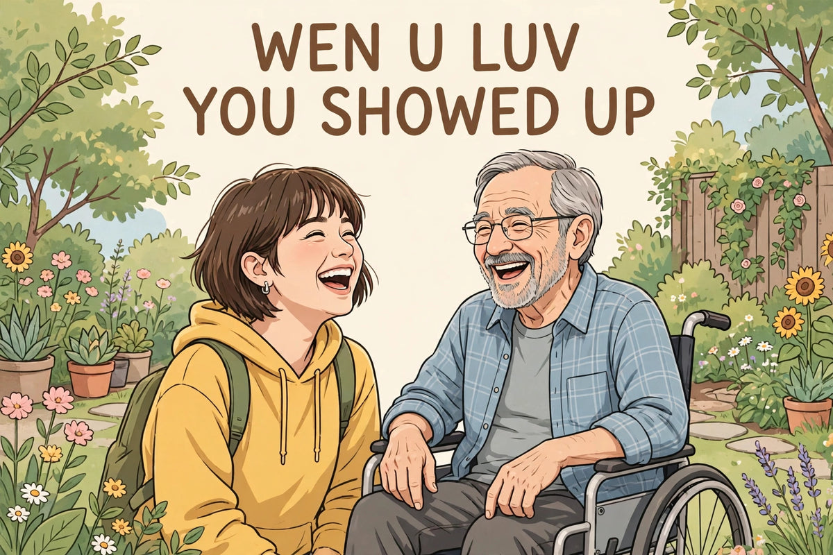 Wen U Luv You Showed Up Tee