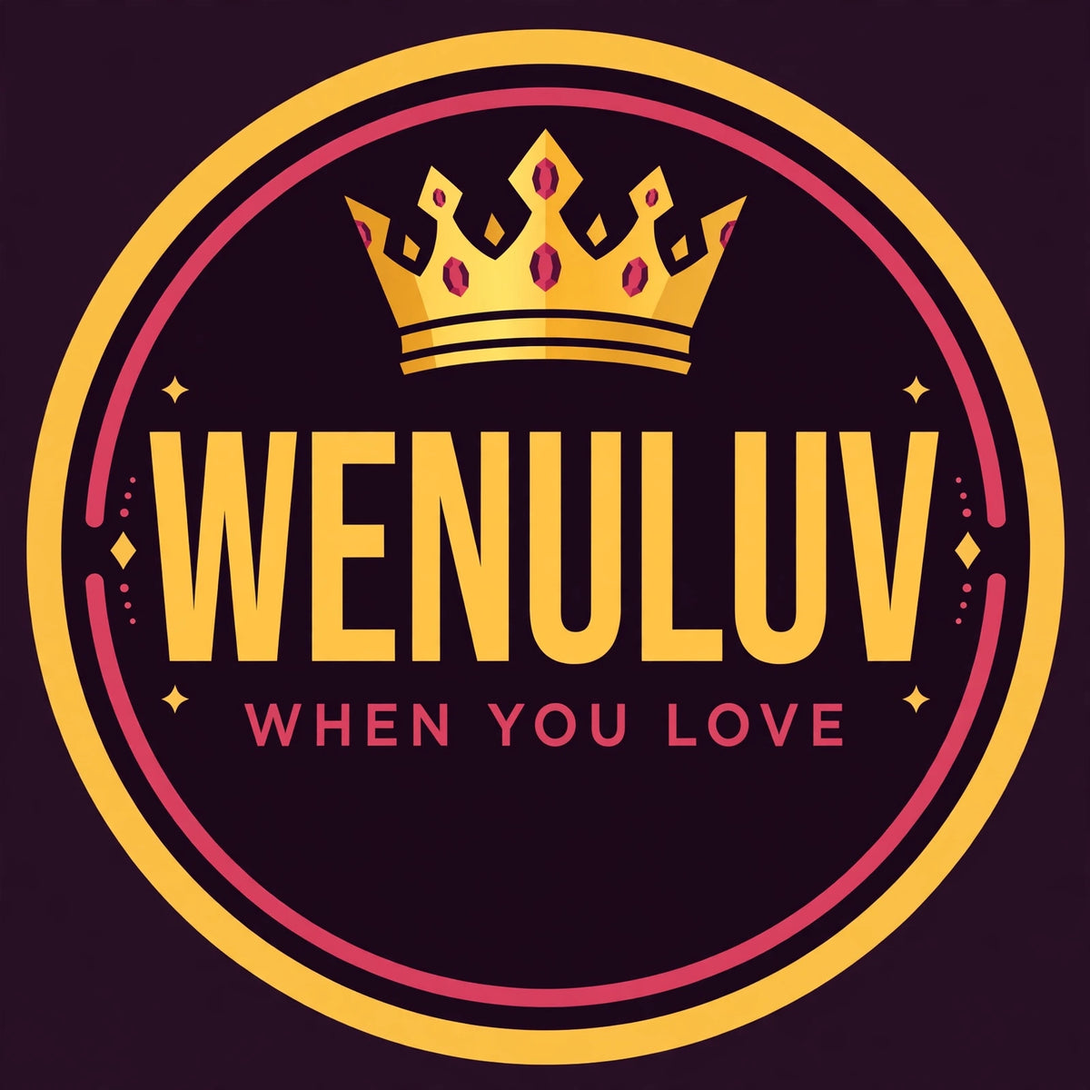 Wenuluv Crown Brand Mark Tee