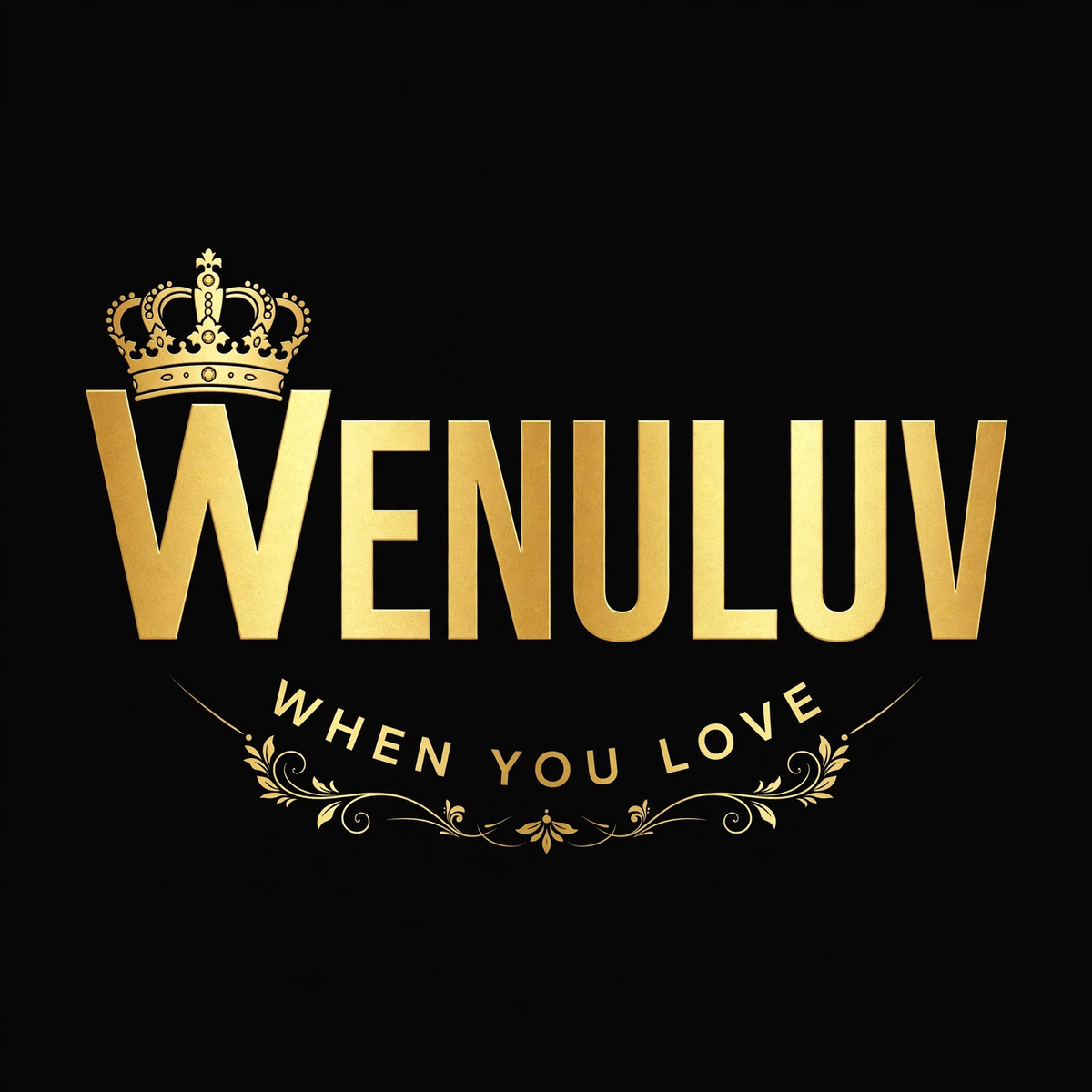 WENULUV When You Love tote bag design