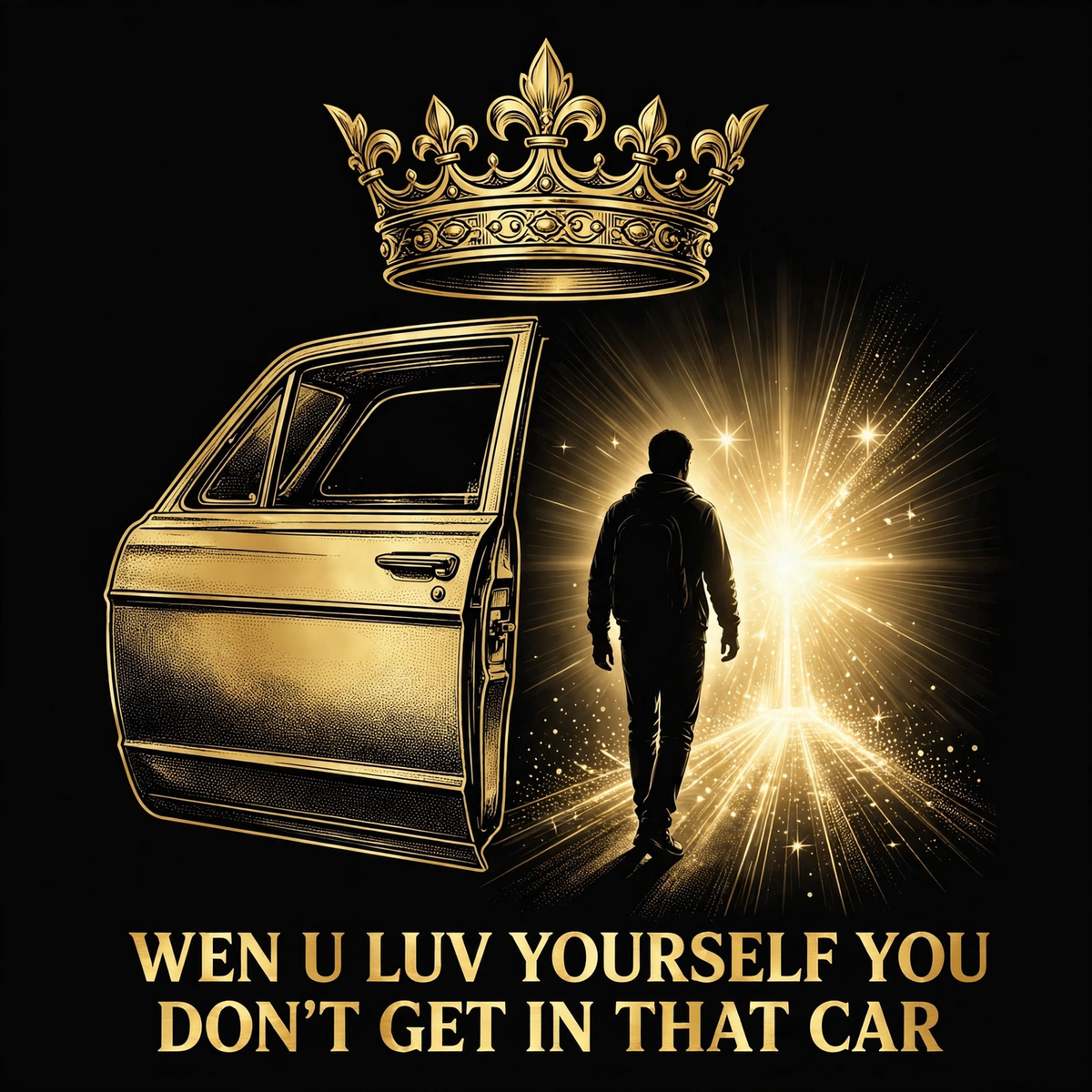 Wen U Luv Yourself You Don't Get In That Car Tee