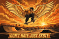 Skatepark Angel SK8TE Tee