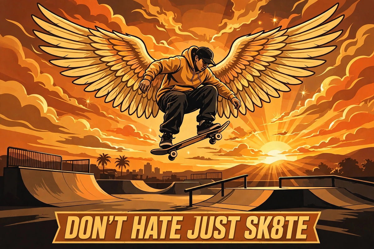 Skatepark Angel SK8TE Tee