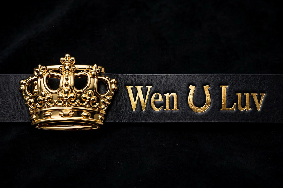WEN U LUV Crown Belt - Gold