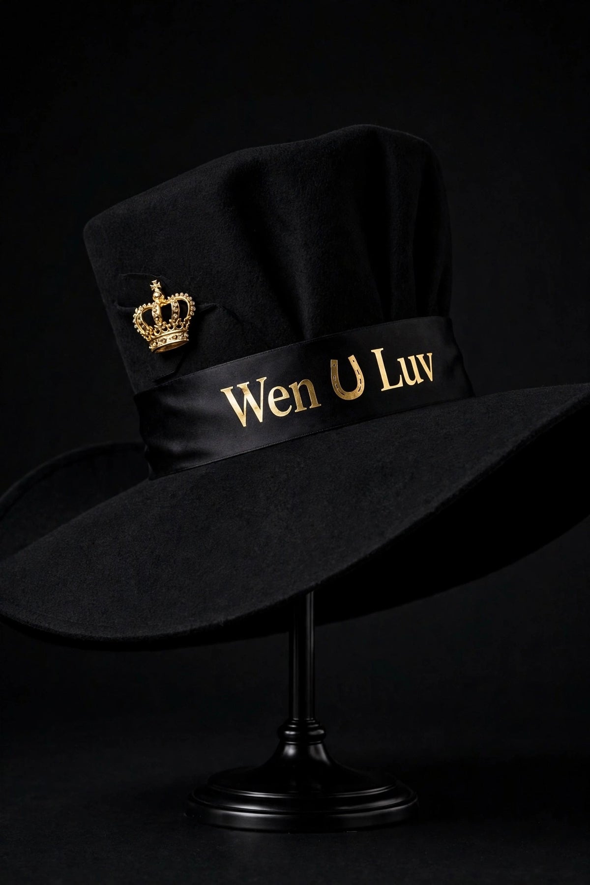 WEN U LUV Church Hat - Black