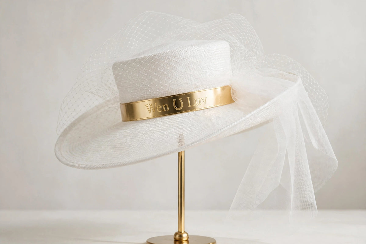 WEN U LUV Church Hat - White