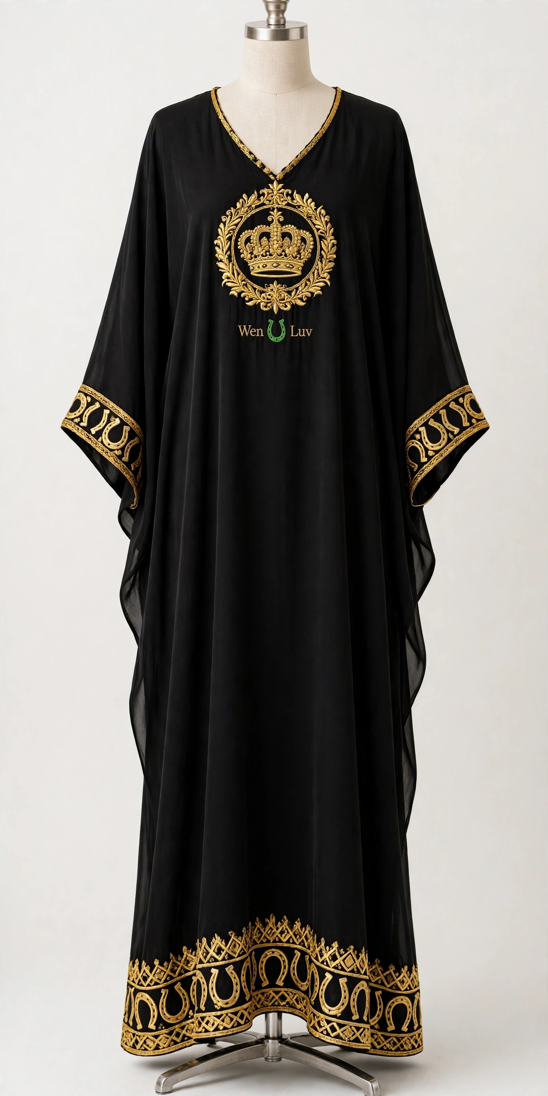 WEN U LUV Kaftan Dress - Royal Crown (One Size)