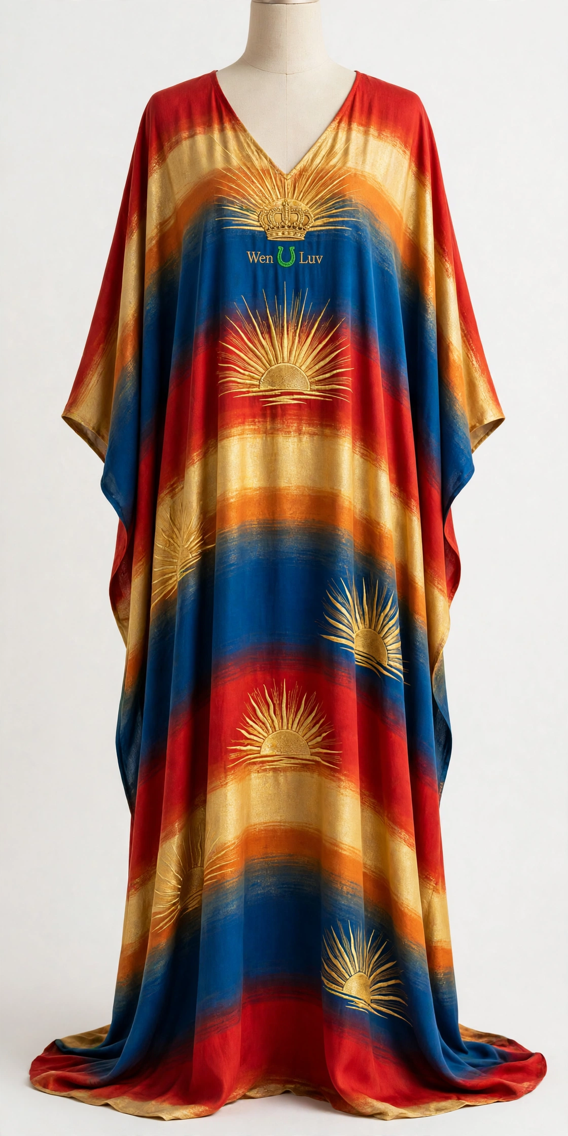 WEN U LUV Kaftan Dress - Sunrise (One Size)