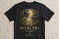 NOT MY WILL Tee - Men's (Charcoal + Gold)
