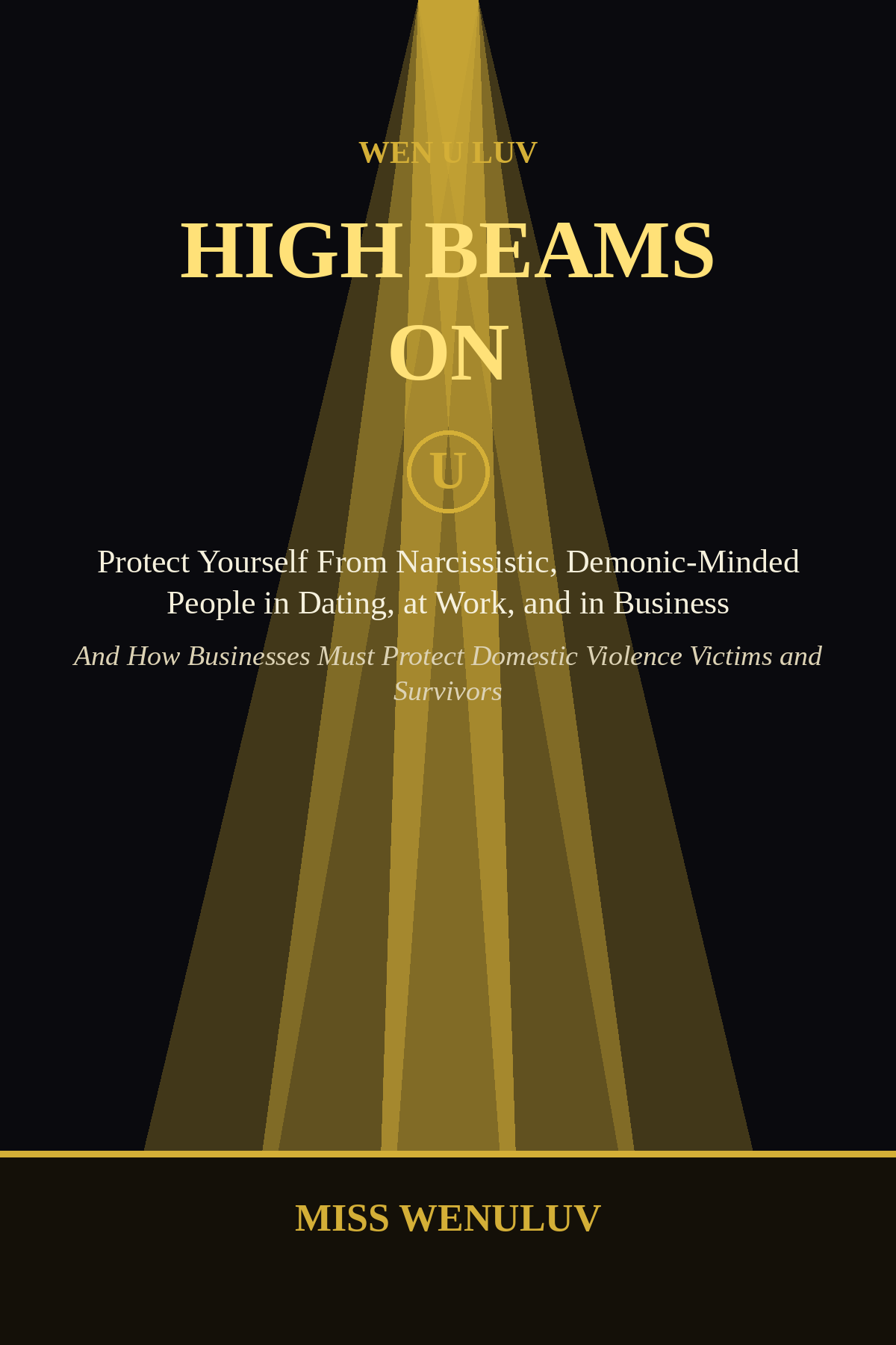 HIGH BEAMS ON book cover by Miss Wenuluv