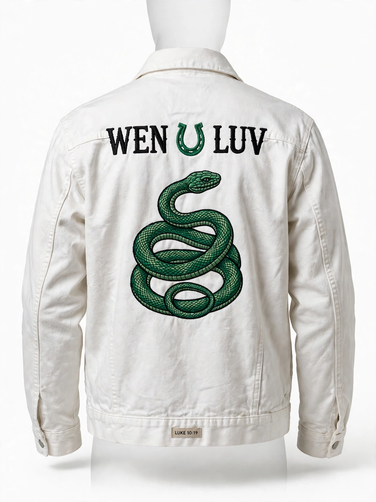 WEN U LUV Snake Jacket - Emerald Serpent