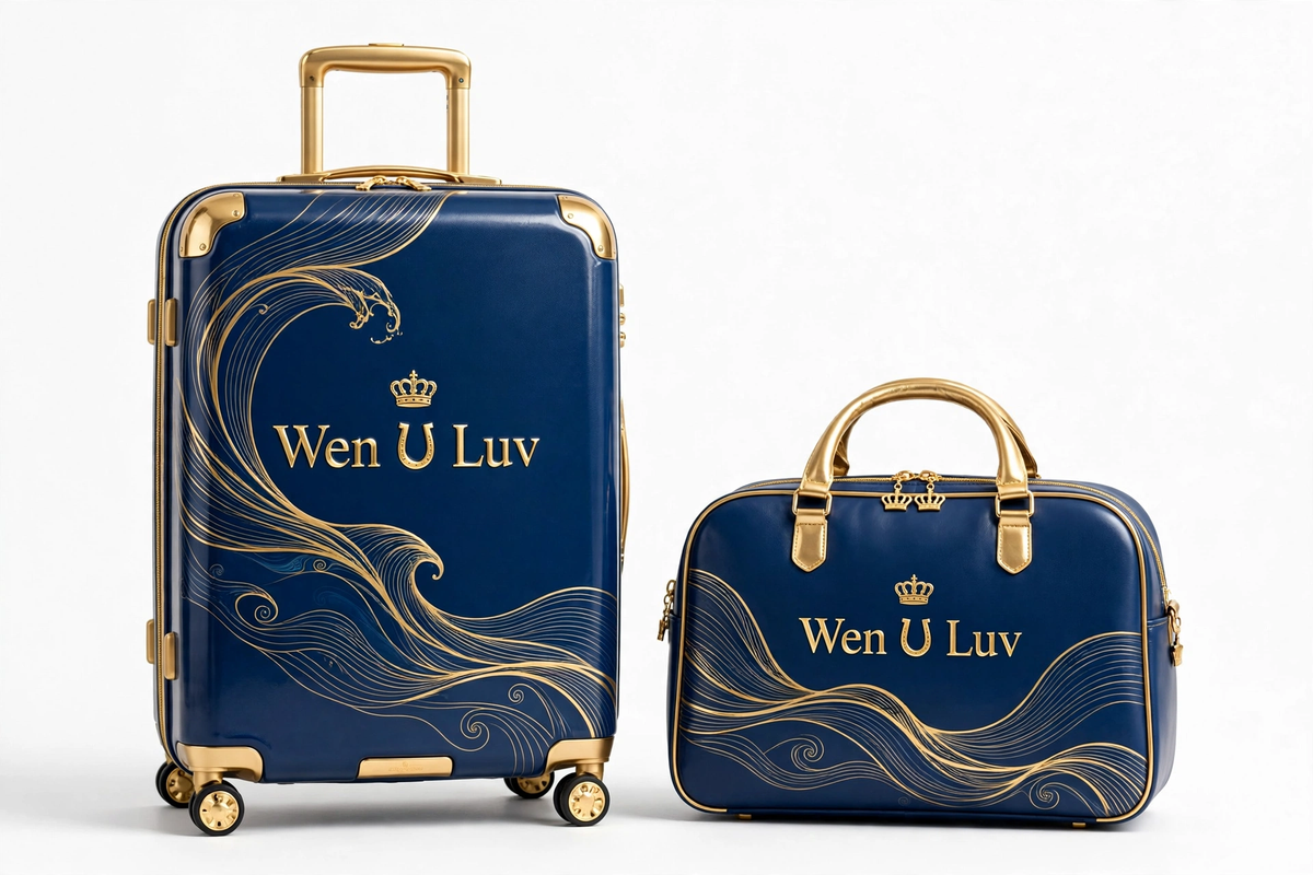 WEN U LUV Luggage Set - Aegean Waves