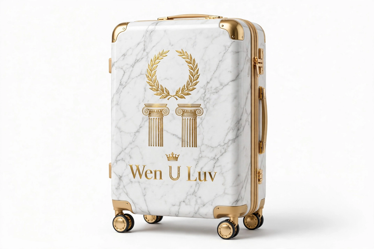 WEN U LUV Luggage - Athens Marble