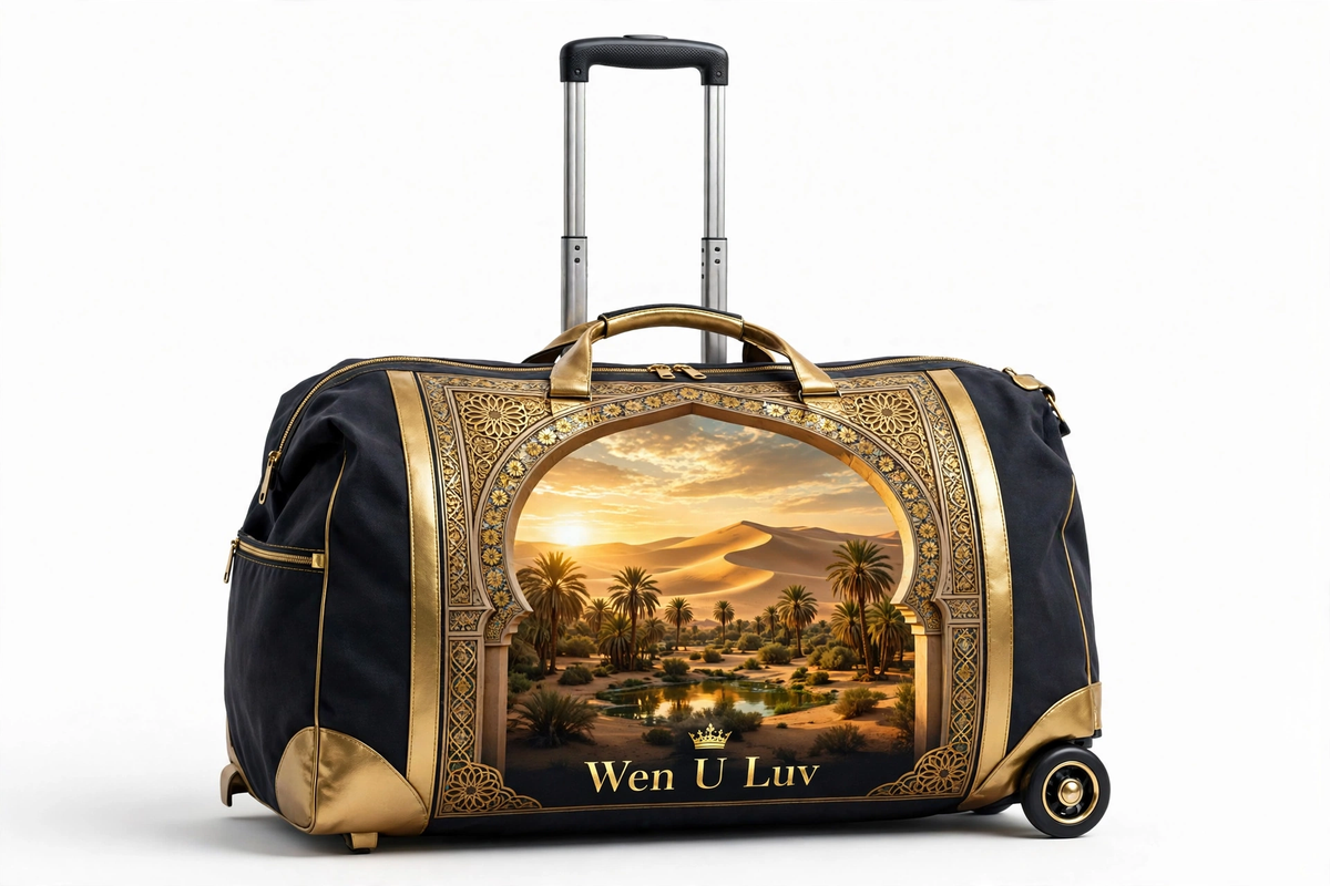 WEN U LUV Rolling Duffel - Desert Sunset