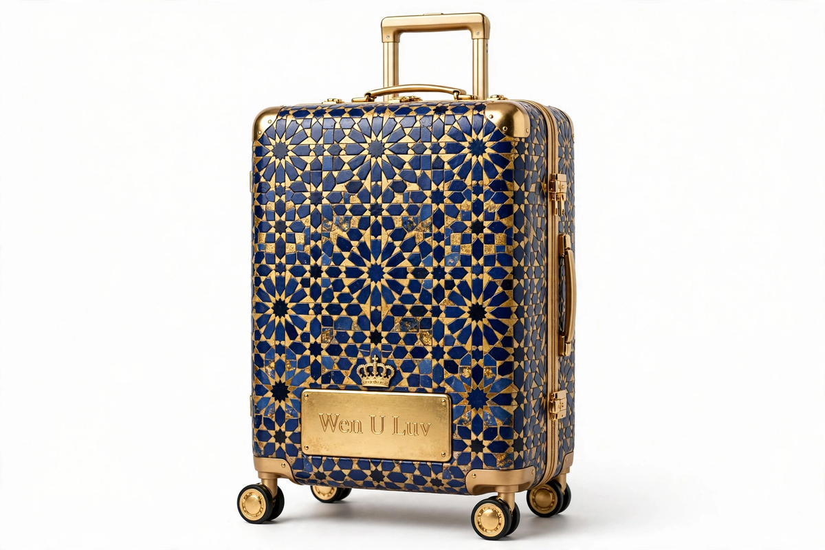 WEN U LUV Luggage - Morocco Tiles