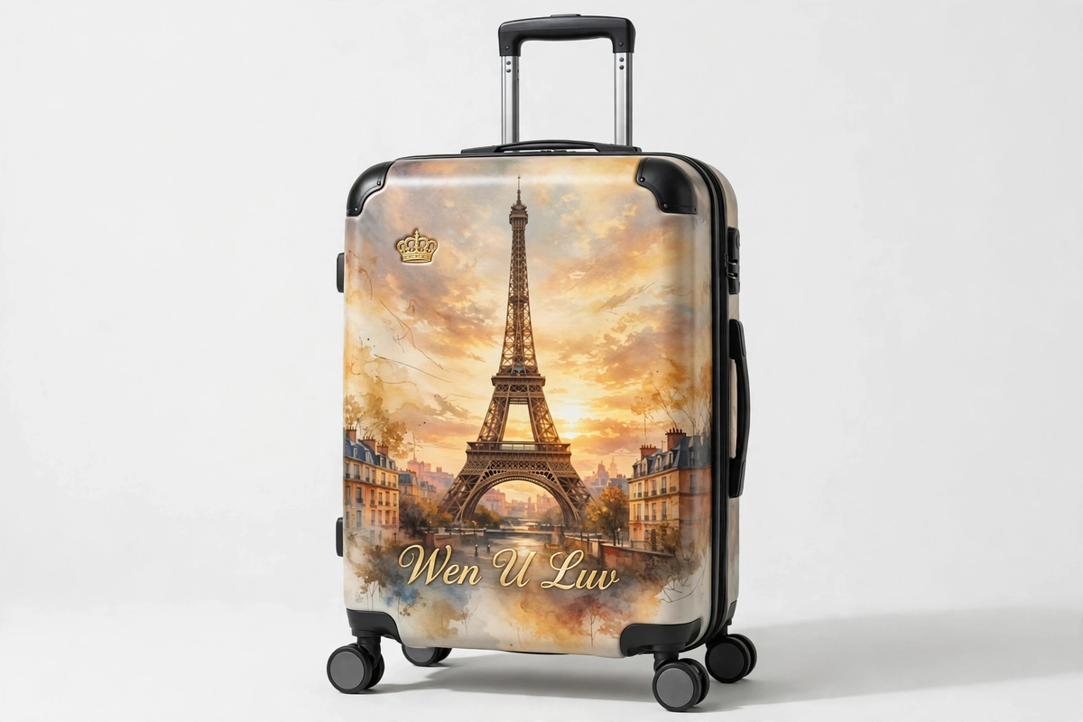 WEN U LUV Luggage - Paris Spinner