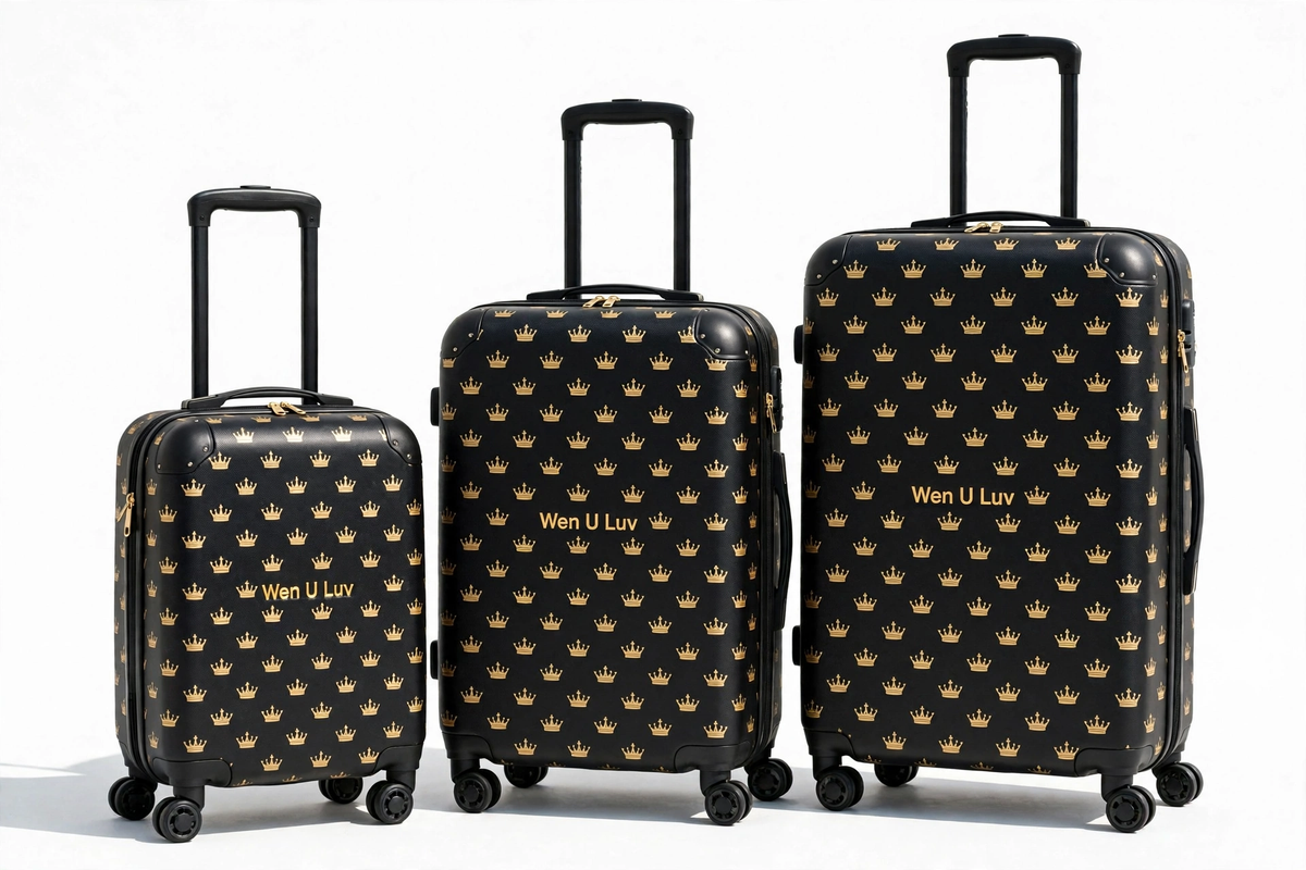 WEN U LUV Luggage Set - Crown Trio