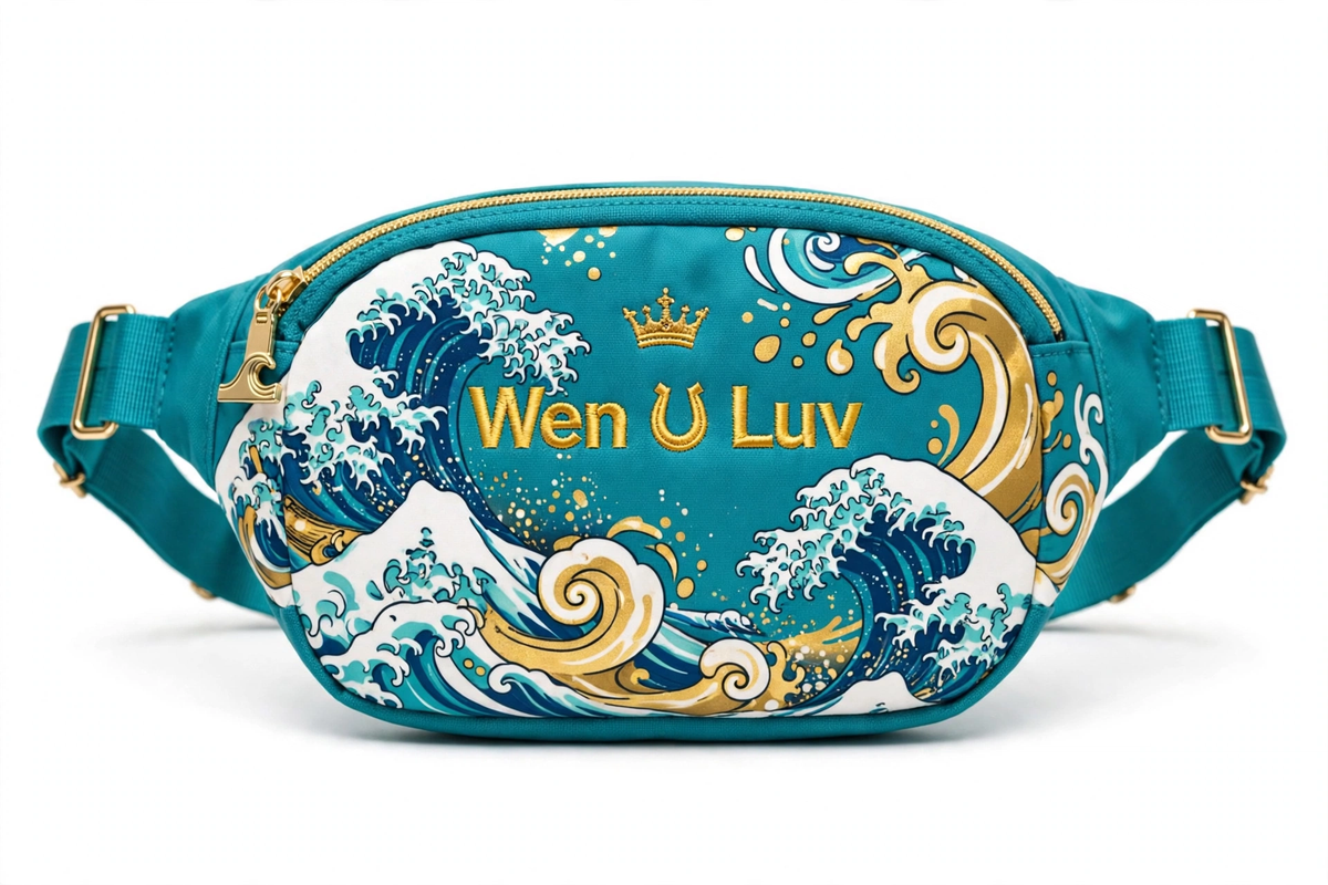 WEN U LUV Fanny Pack - Great Wave